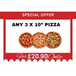 Any 3x10” Pizza